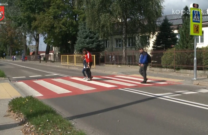 Bezpieczni na przejściu w Ostródzie