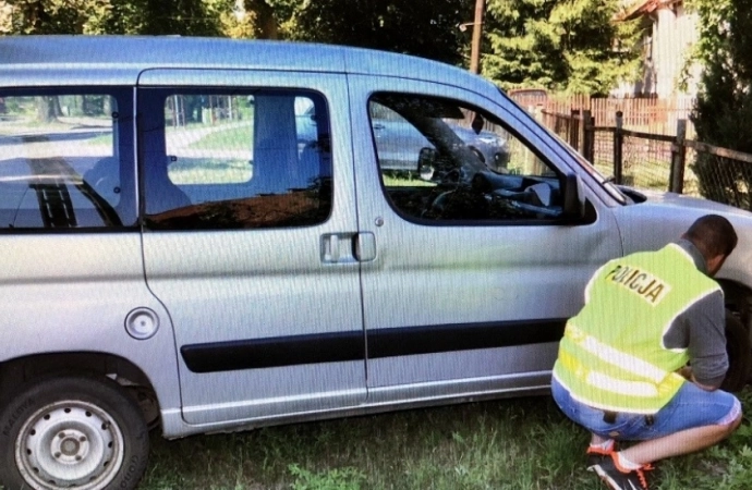 W Lidzbarku Warmińskim auto potrąciło rowerzystkę. Powodem był brak hamulca ręcznego.